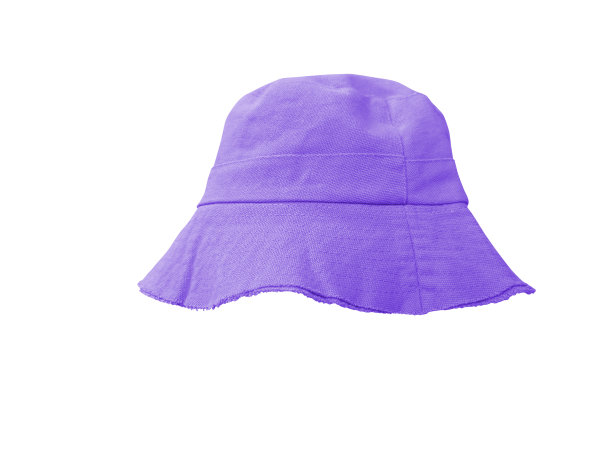紫色斗帽孤立在白色背景图片下载