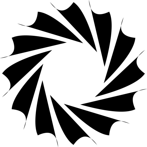 抽象圆形拉伸，非晶非形象化图片下载