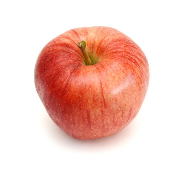 切成薄片的苹果孤立在白色上图片下载