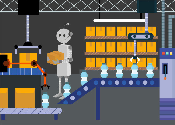 智能工业生产流程图片下载