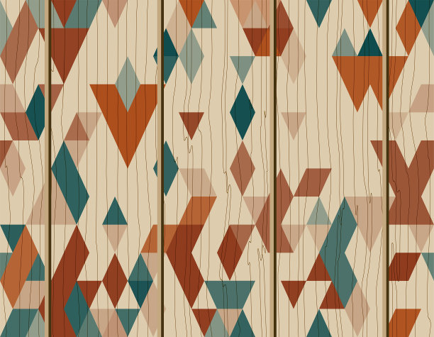 无缝木纹几何图案图片下载