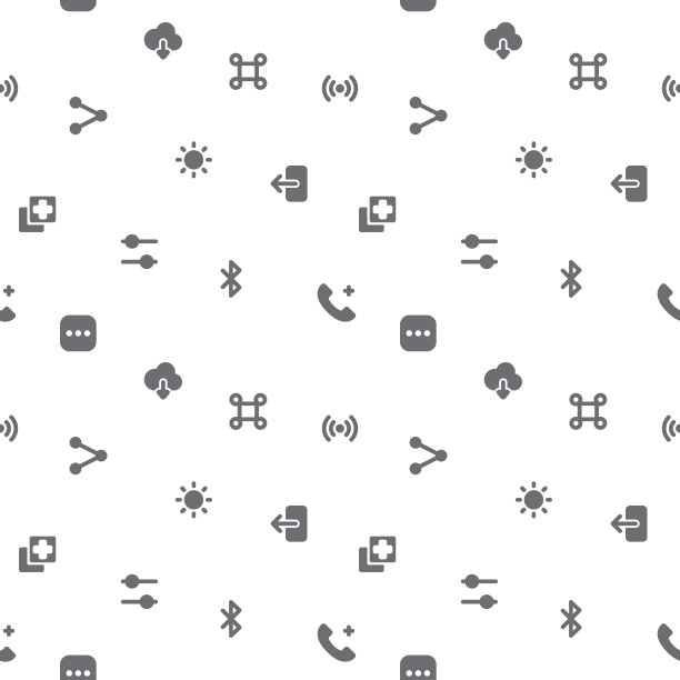 无缝模式与用户界面图标在白色背景。图片下载