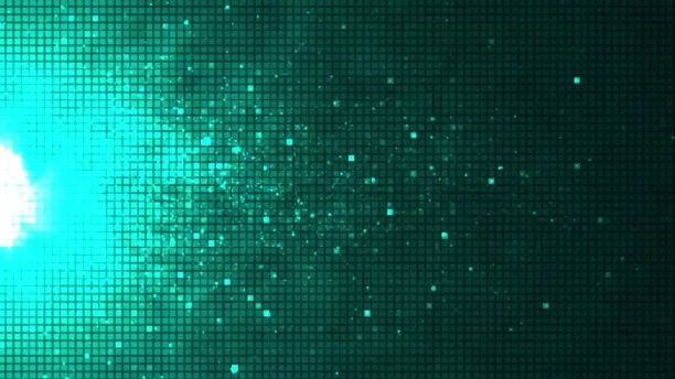 4K抽象背景随机矩形照明闪烁图片下载