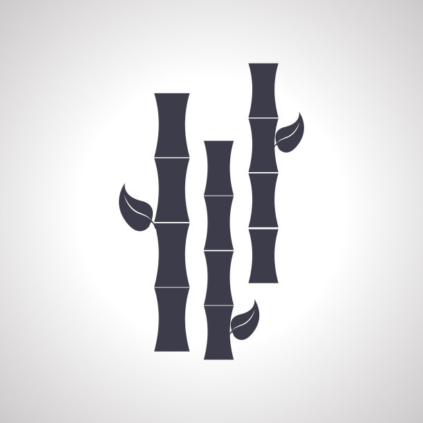 竹图标。竹枝图标。图片下载