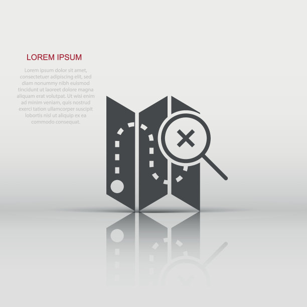 地图别针图标在平面风格。GPS导航矢量插图在白色孤立的背景。定位定位的经营理念。图片下载