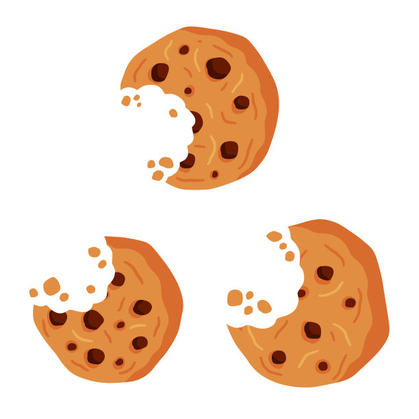 咬一口甜点酥粒。图片下载