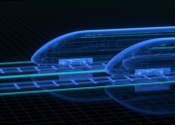 立体高速列车图片下载