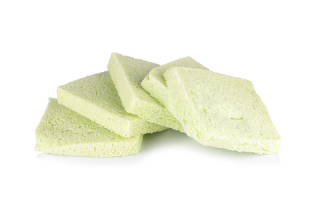 面包香兰叶孤立在白色背景图片下载