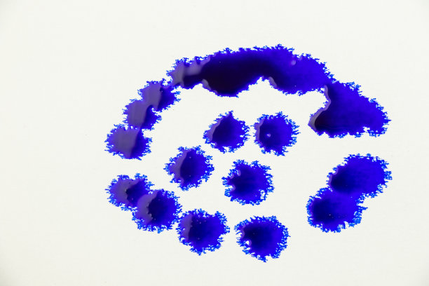 蓝水墨漆图片下载