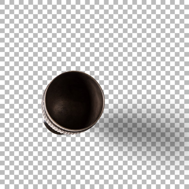 近距离观看一个古色古香的酒杯图片下载