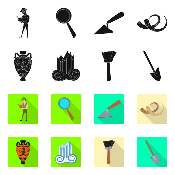 设计故事和项目标志集图片下载