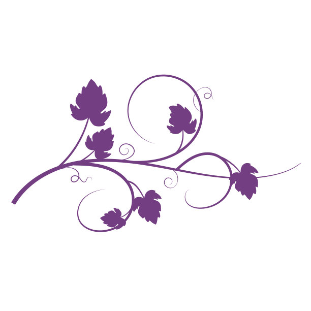 葡萄藤装饰设计图片下载