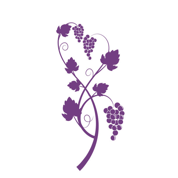 葡萄藤装饰设计图片下载