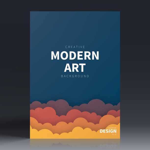 宣传册模板布局，橙色封面设计，企业年报，传单，杂志图片下载