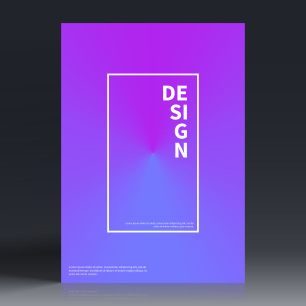 宣传册模板排版，紫色封面设计，企业年报，传单，杂志图片下载