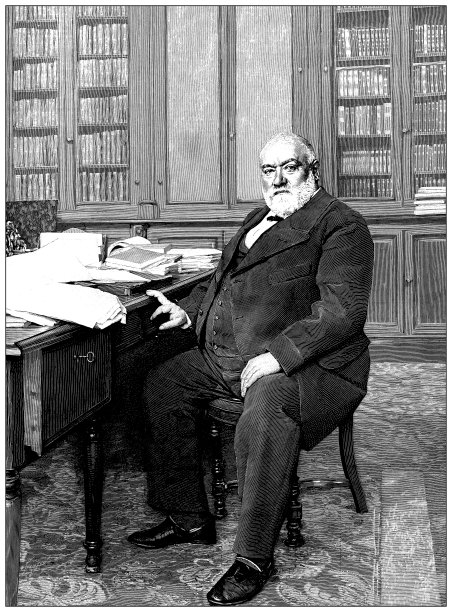 古董插图:Francisque Sarcey图片下载