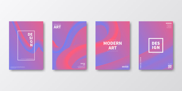 宣传册模板排版，紫色封面设计，企业年报，传单，杂志图片下载