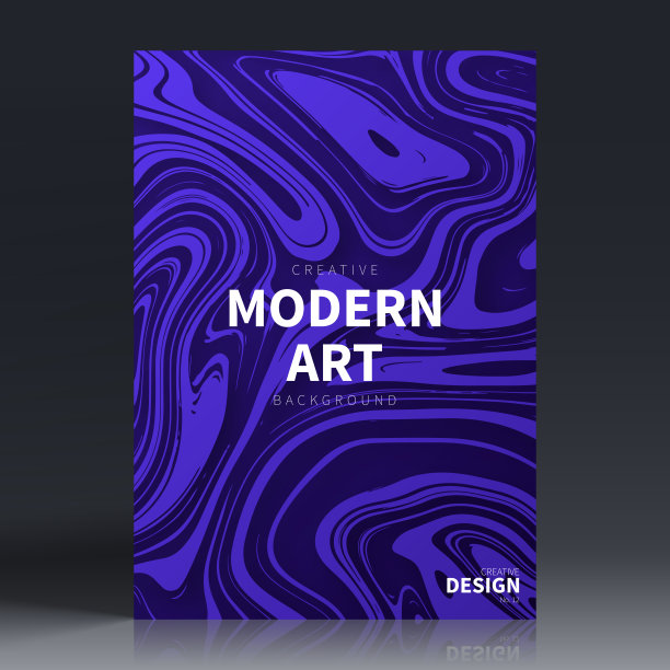 宣传册模板布局，蓝色封面设计，企业年度报告，传单，杂志图片下载