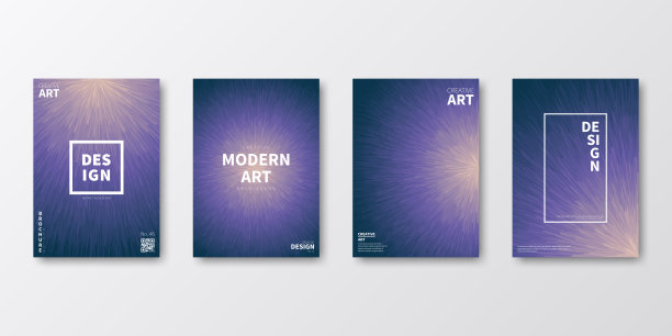 宣传册模板排版，紫色封面设计，企业年报，传单，杂志图片下载