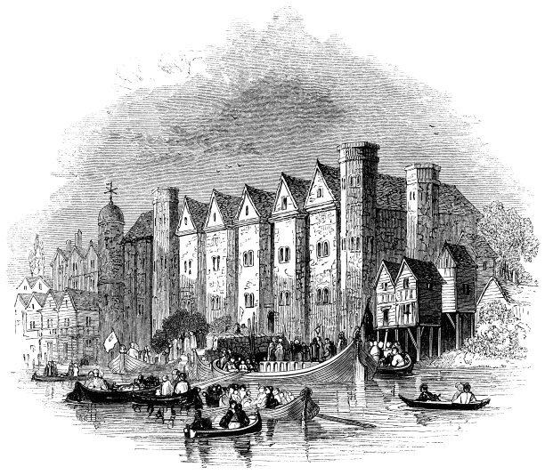 英国伦敦的贝纳德城堡——17世纪图片下载