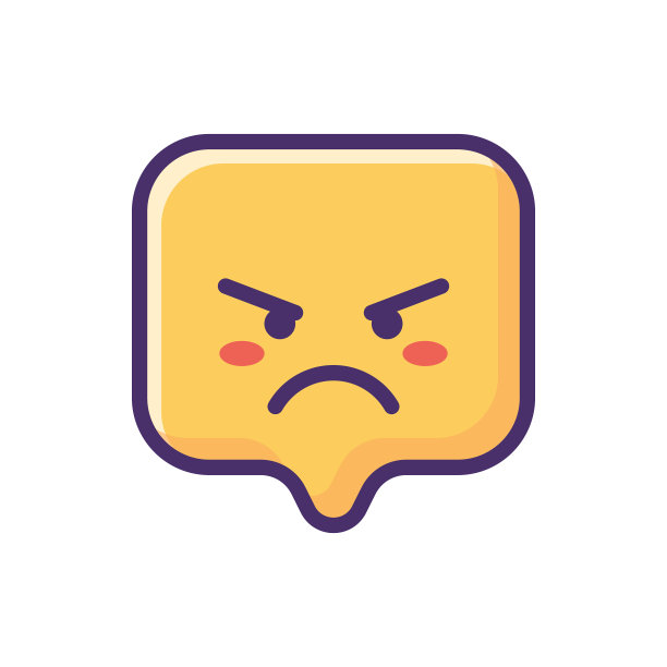 表情可爱的平面设计在语音气泡图片下载