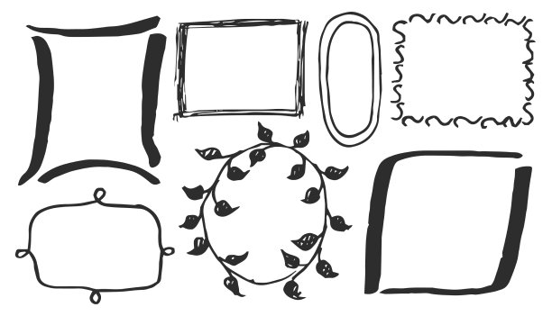 黑白帧卡图片下载