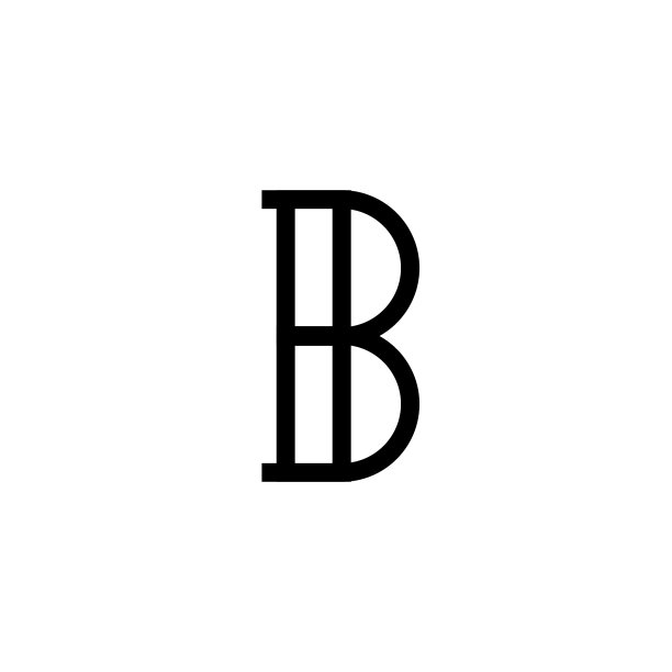 可定制的B字母Logo图片下载