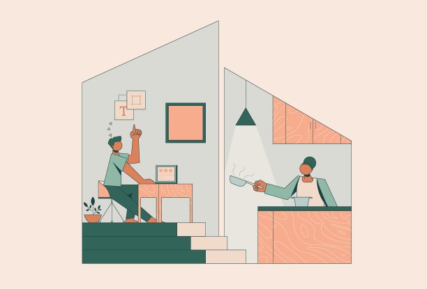 2019冠状病毒病大流行期间的日常生活图片下载