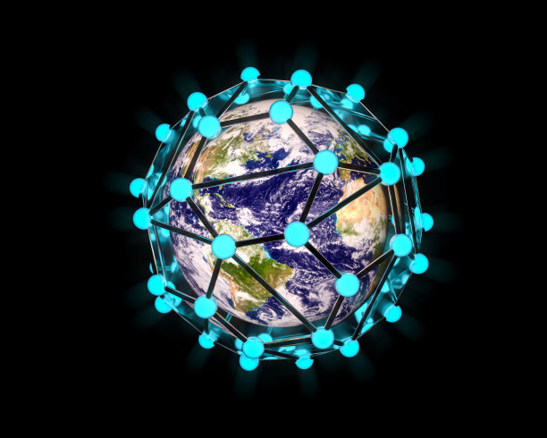 全球电信网络，连接世界的互联网通信图片下载