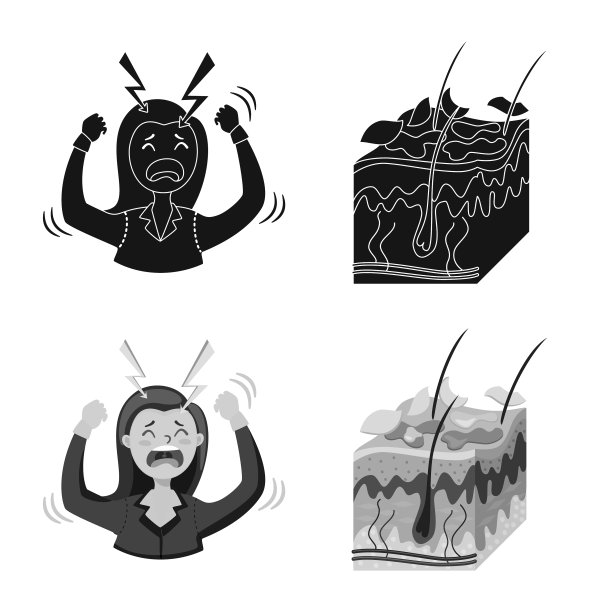 设计医学和疼痛符号集图片下载