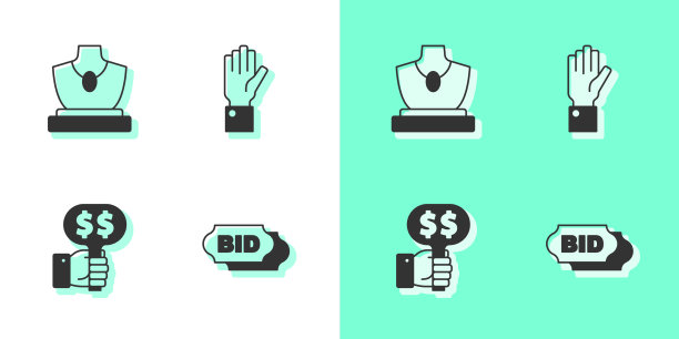 集竞价拍卖珠宝拍卖手握图片下载