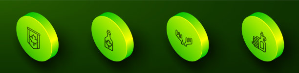 设置等距线三角旗加拿大瓶图片下载