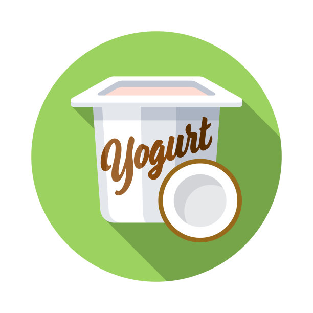 椰子酸奶风味图标图片下载