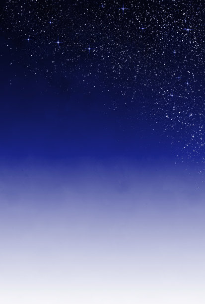 美丽的星空景观插图图片下载