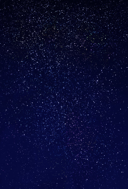 美丽的星空景观插图图片下载