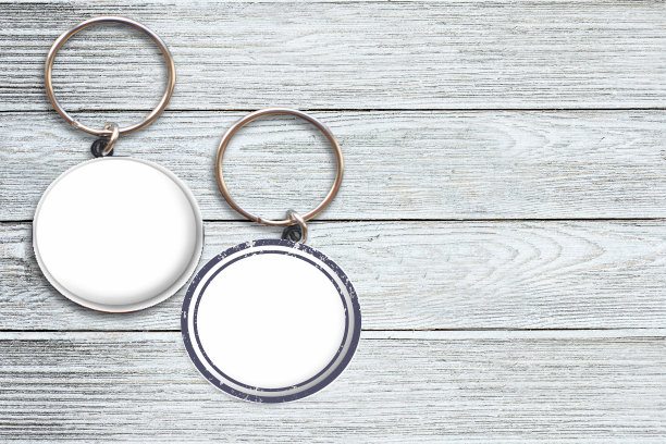 圆形钥匙链模型图片下载