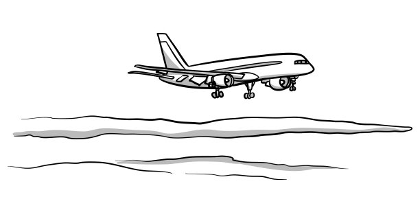 飞机起飞图片下载