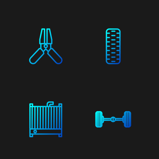 设置线底盘车汽车散热器冷却系统图片下载