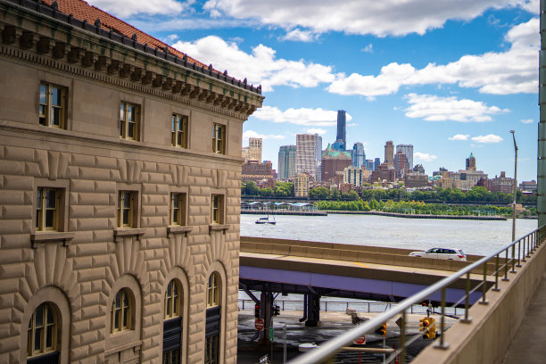 纽约金融区的建筑物图片下载