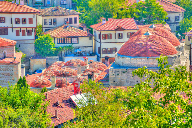 土耳其Safranbolu的传统奥斯曼房屋图片下载