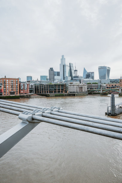 伦敦千禧桥细节图图片下载