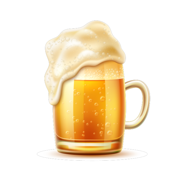 现实的啤酒玻璃马克杯啤酒图片下载