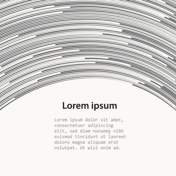 抽象的灰色背景与圆线，如彩虹在图片中心。图片下载