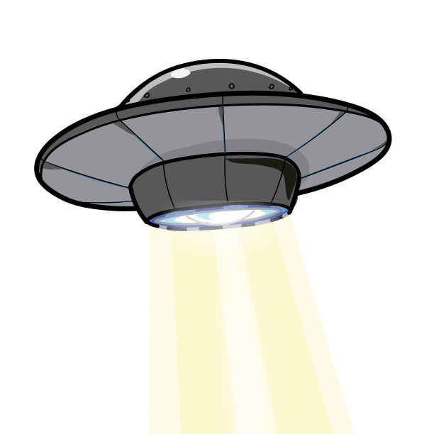 外星不明飞行物黑色太空飞行行星星空图片下载