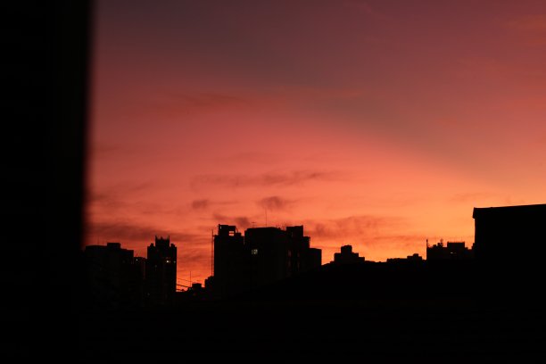 城市剪影与建筑物图片下载