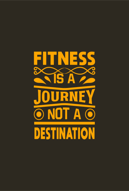 矢量鼓舞人心的健身t恤设计图片下载