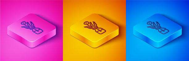 等距线花在玻璃瓶图标图片下载