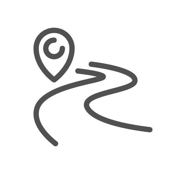 卡车运输相关图标。图片下载