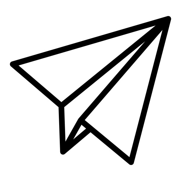 纸飞机线图标，交付符号，纸飞机矢量标志在白色背景，飞行的孩子喷气式图标在轮廓风格移动概念网页设计。矢量图形。图片下载