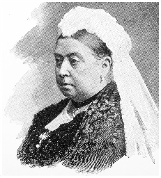 英国维多利亚女王的古董旅行照片图片下载